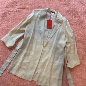 Max & Co - Linen Tie Jacket - Beige - New with Tags